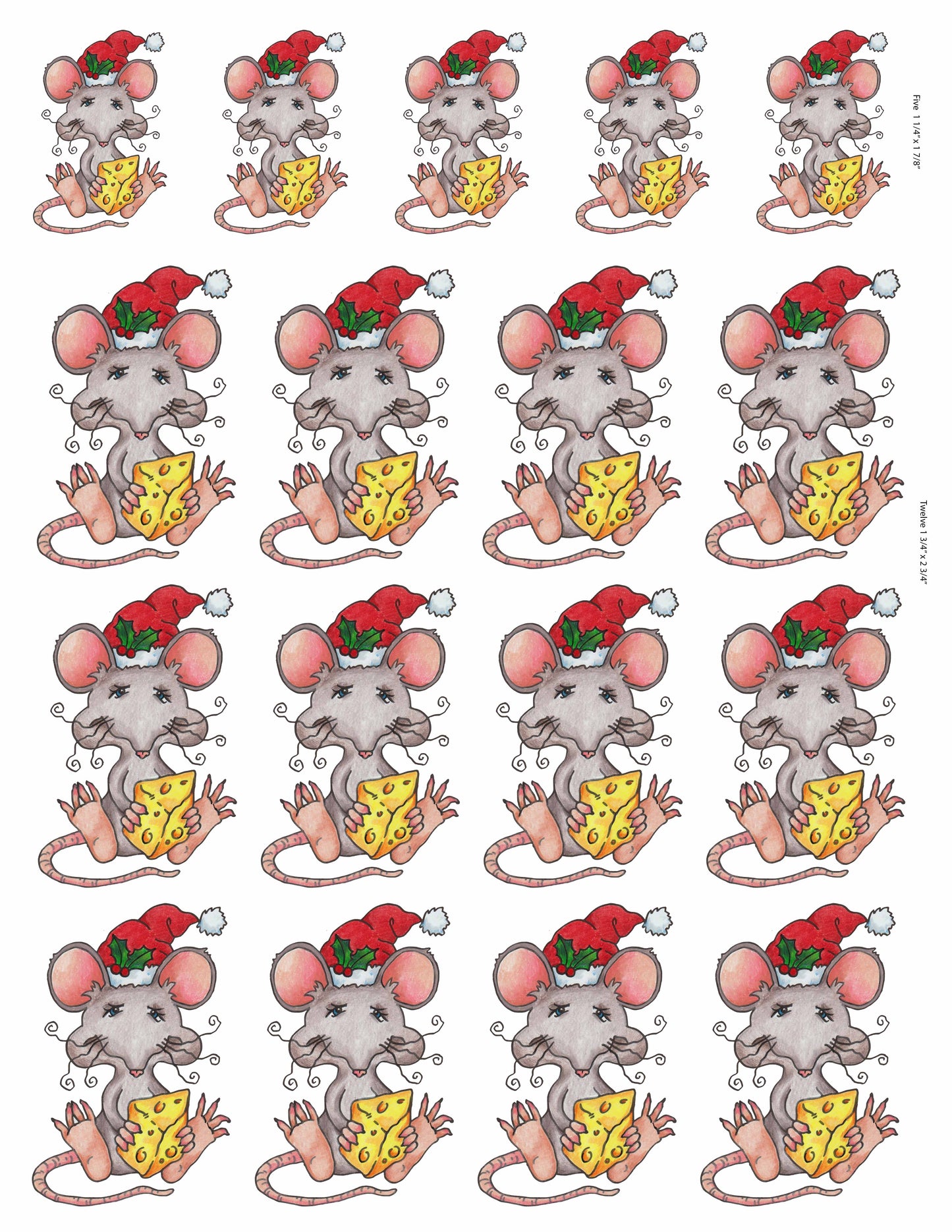 Holiday Mouse 1, designed by Mark Hufford