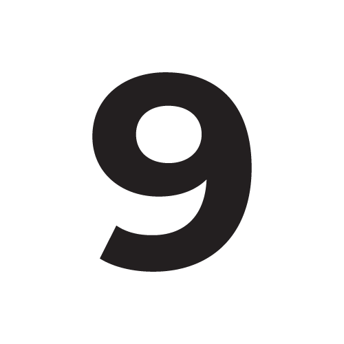 Number 9 PreCut