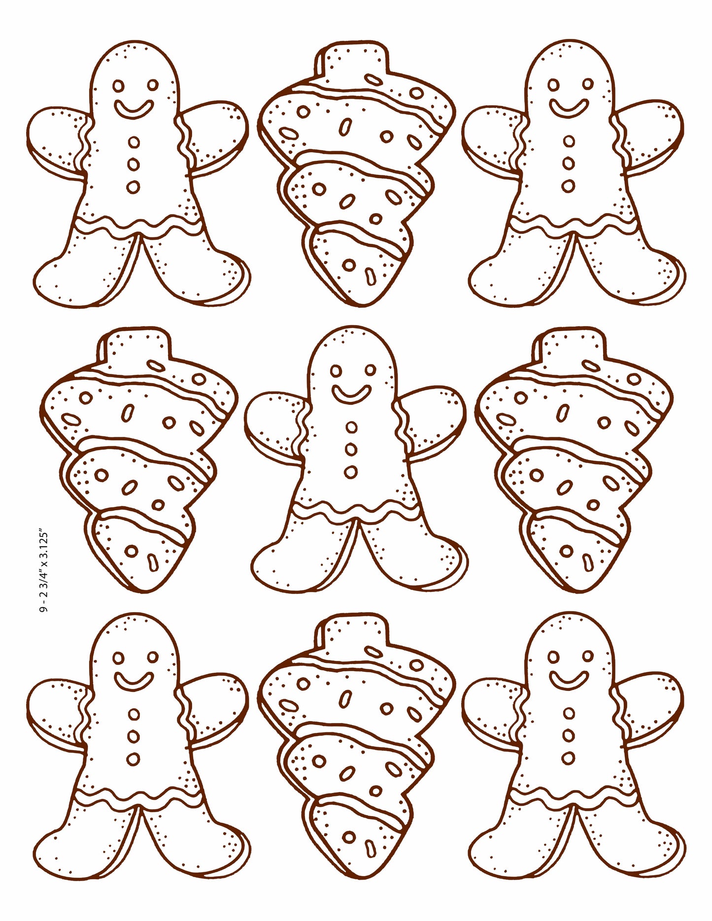 Brown Line Cookies, designed by Mark Hufford