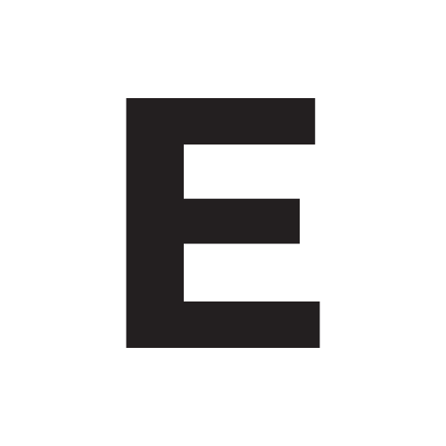 Letter E PreCut