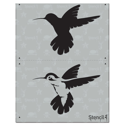 Hummingbird Stencil – Two Layer