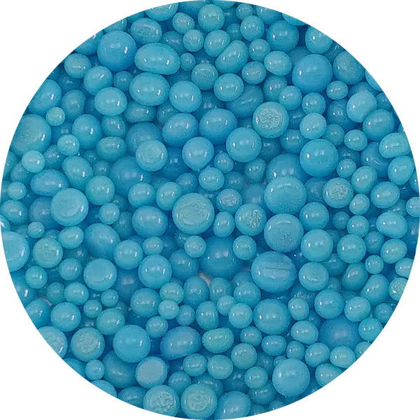 Light Cyan Opal Frit Balls