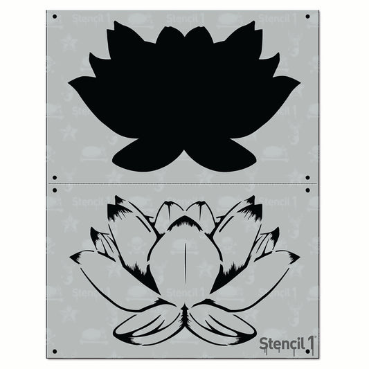 Lotus Stencil – Two Layers