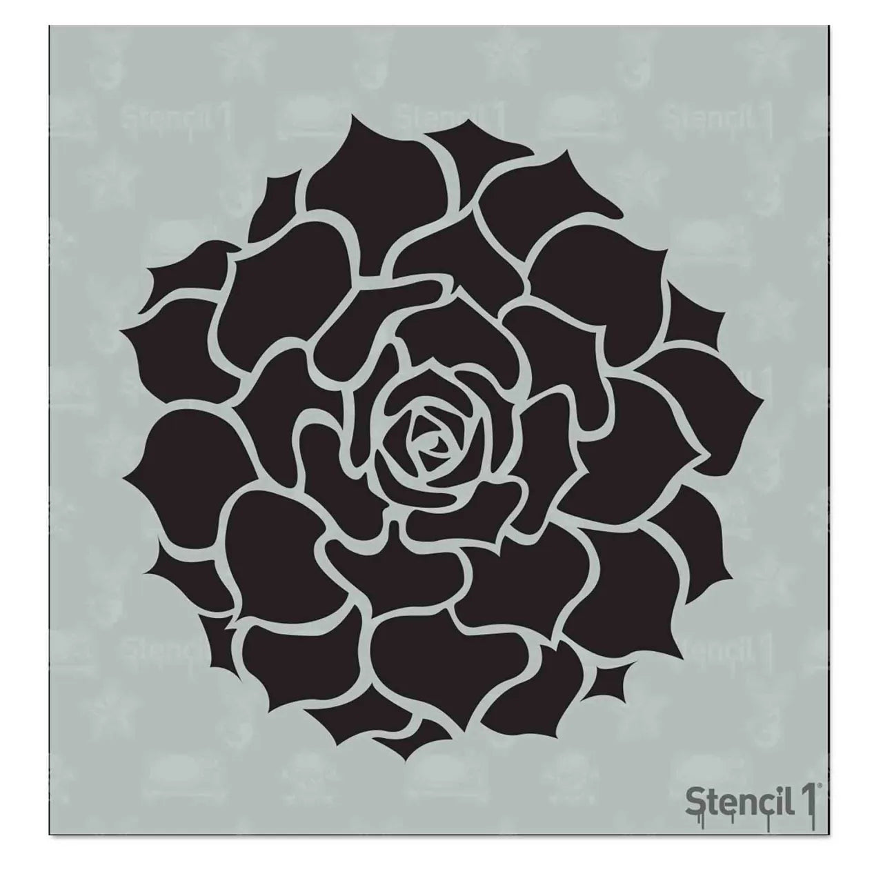 Succulents Hens & Chicks Stencil – Small (5.75″ x 6″)