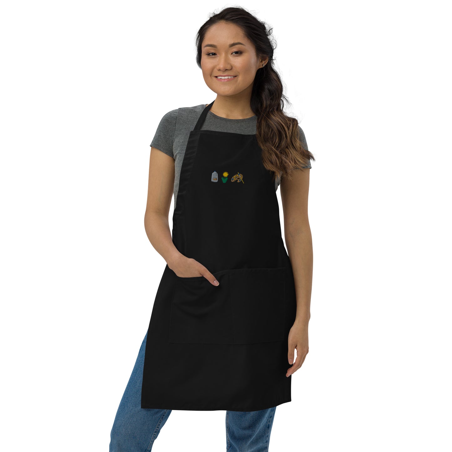 Milkweed Arts Embroidered Apron
