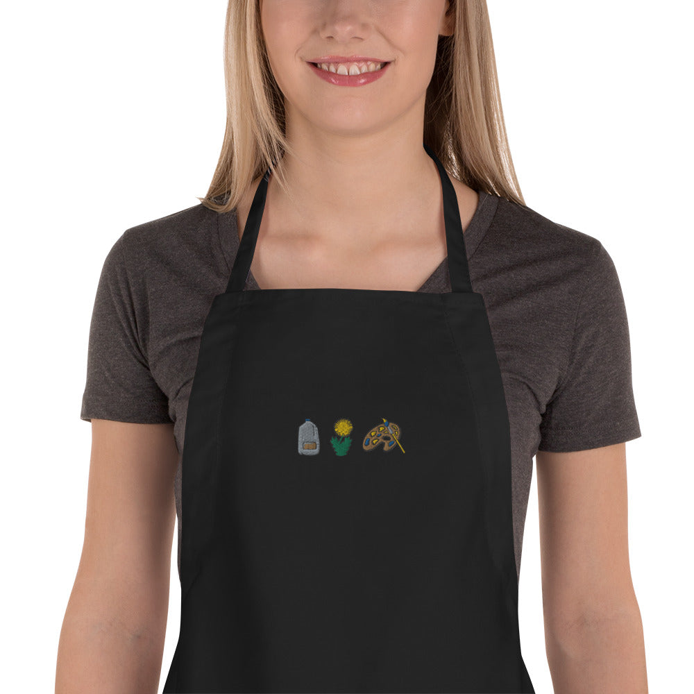 Milkweed Arts Embroidered Apron