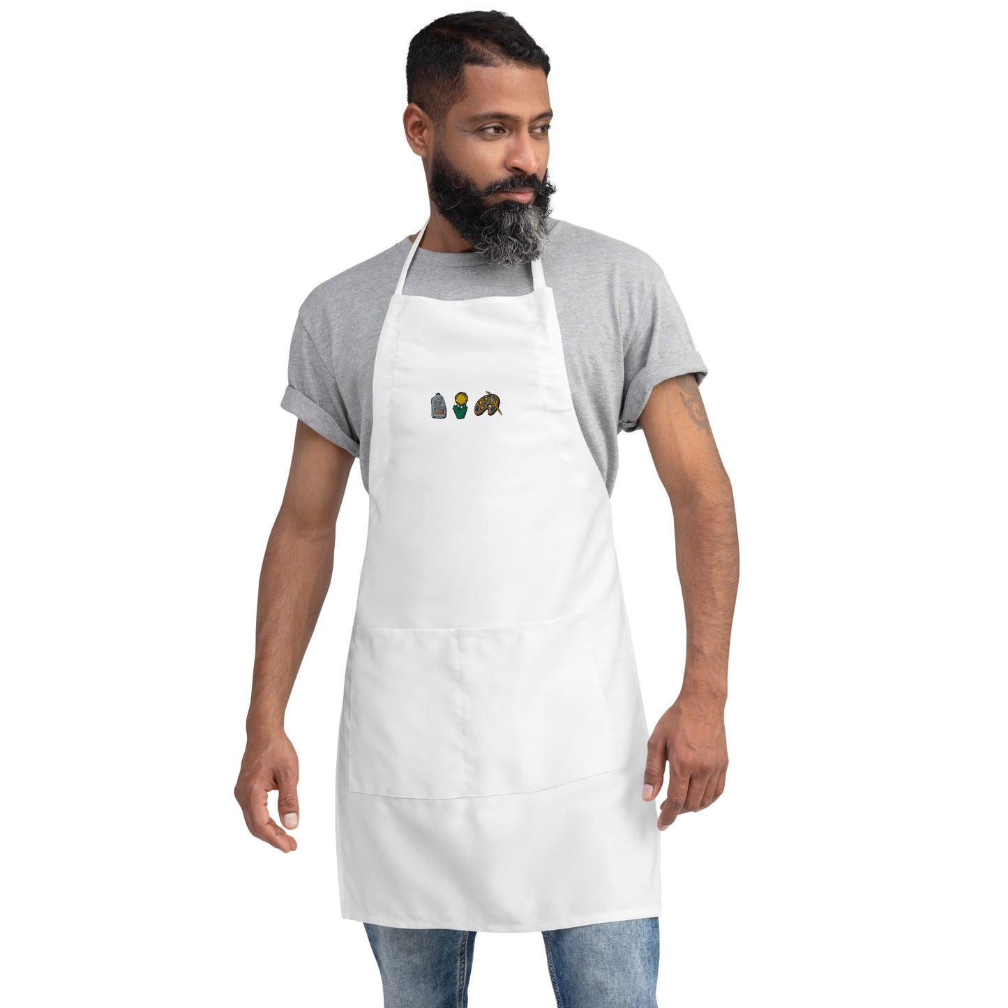 Milkweed Arts Embroidered Apron