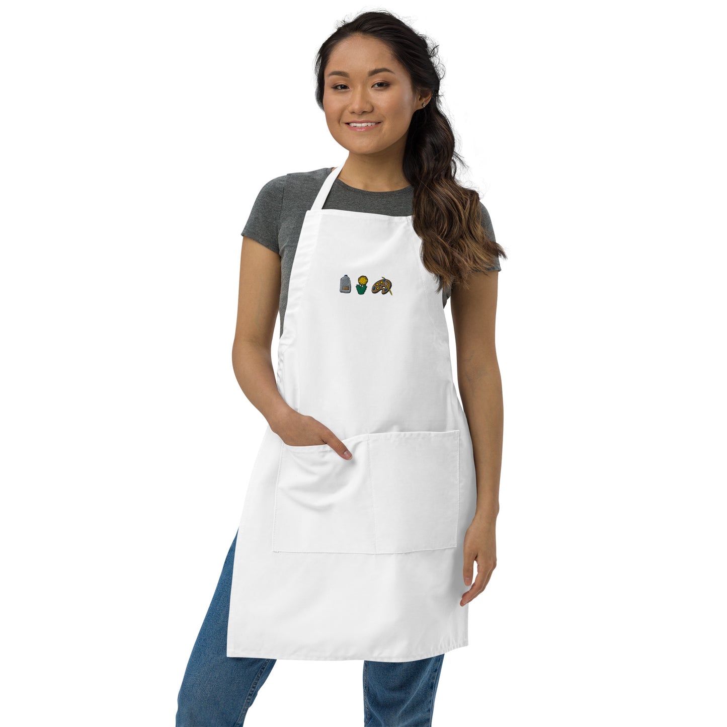 Milkweed Arts Embroidered Apron