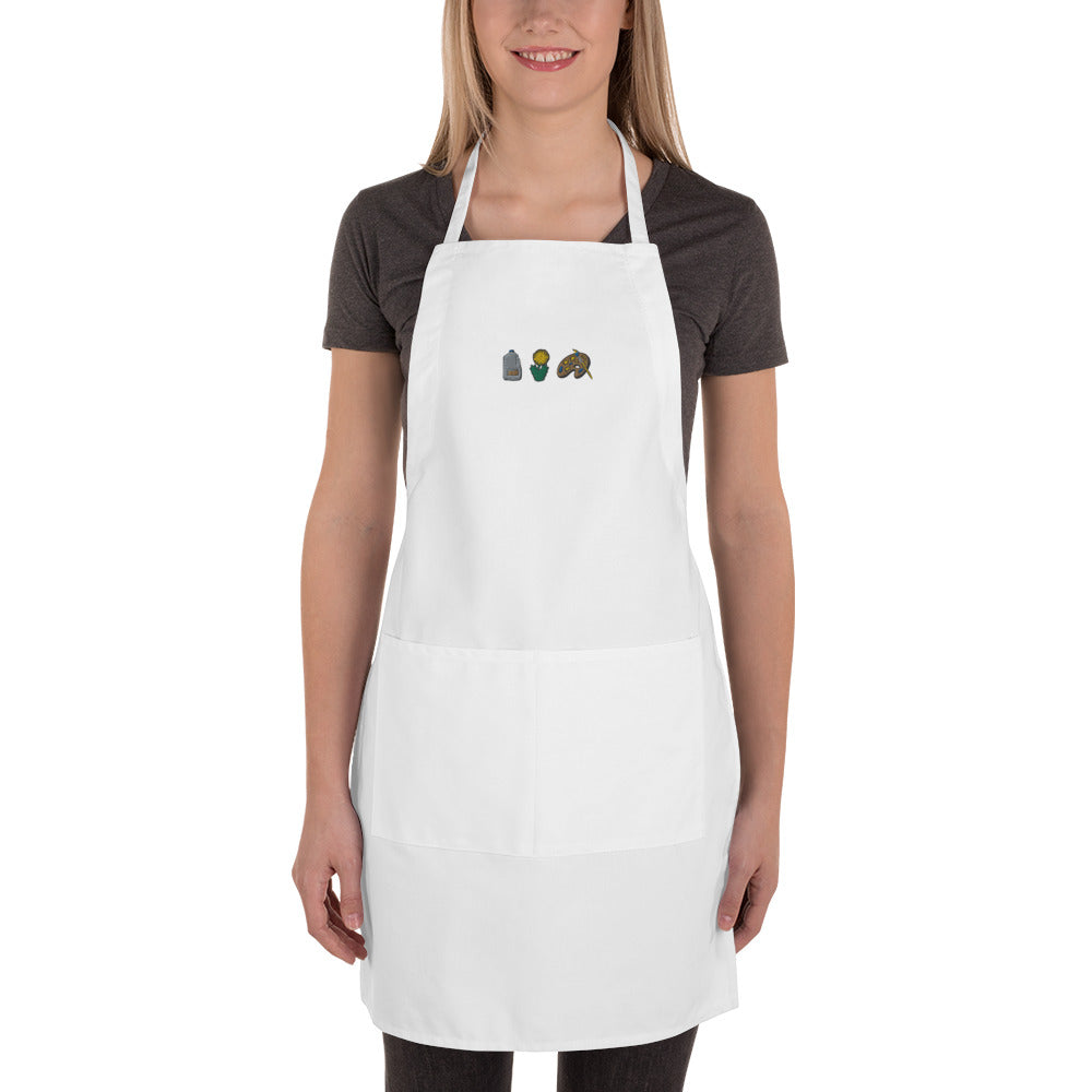 Milkweed Arts Embroidered Apron