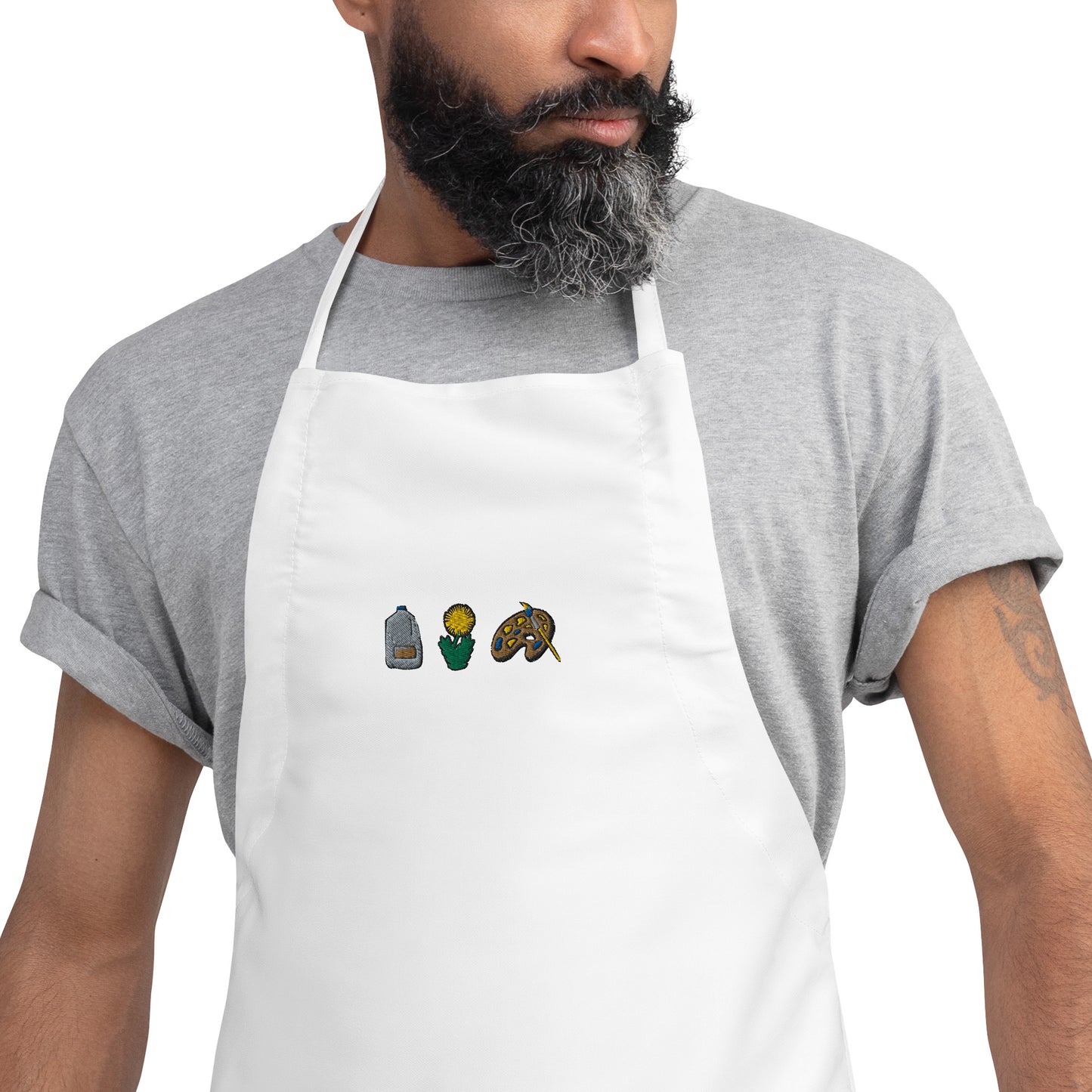 Milkweed Arts Embroidered Apron