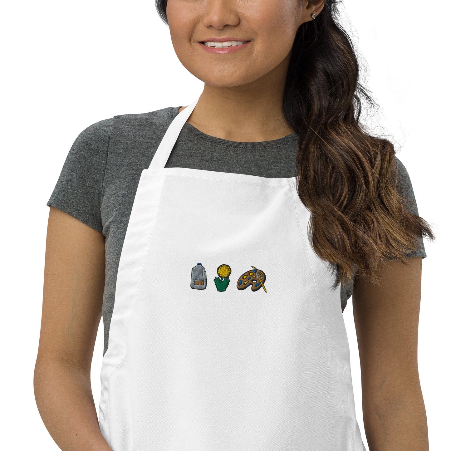 Milkweed Arts Embroidered Apron