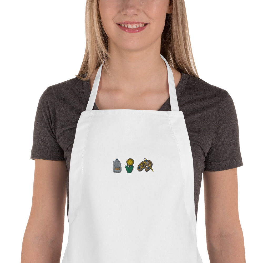 Milkweed Arts Embroidered Apron