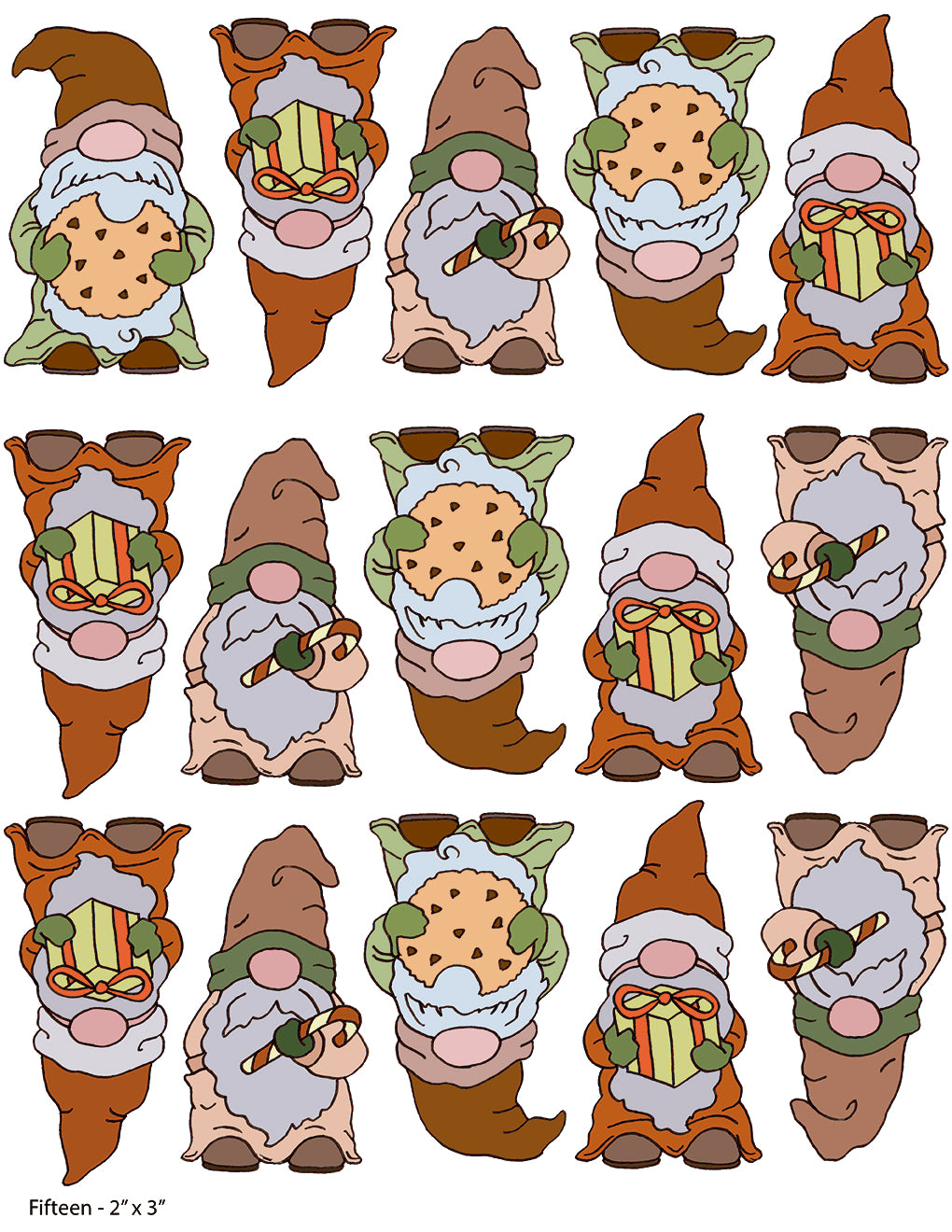 Holiday Gnomes, designed by Mark Hufford