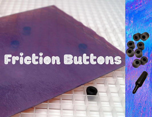 Friction Buttons - 8-pack with 1 Removal Tool