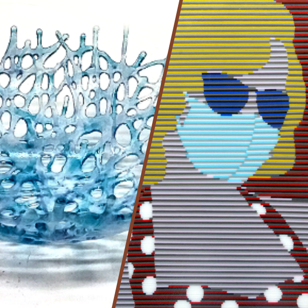 2024: 05/11 Fused Glass Coral Bowls and Strip Construction
