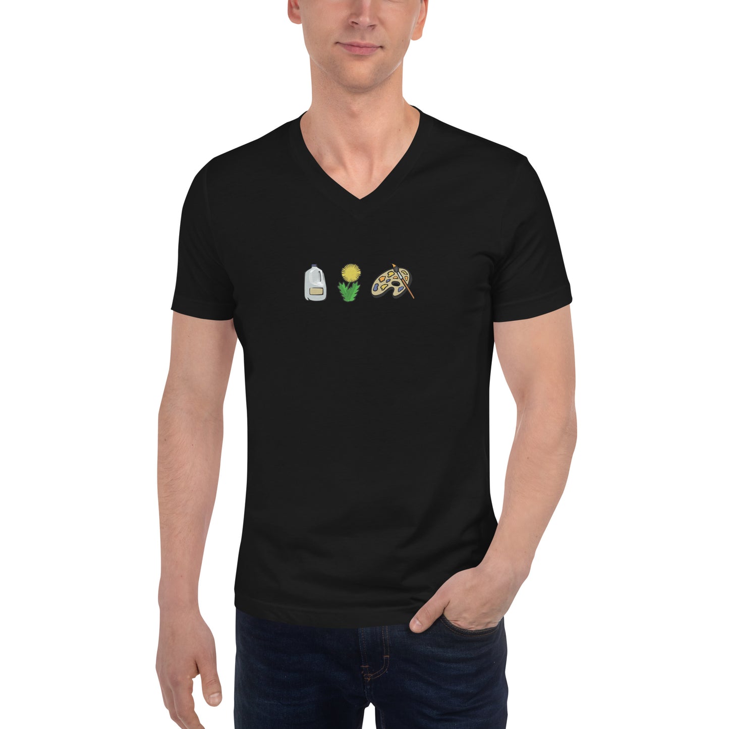 Milkweed Arts Pictograph Unisex V-Neck