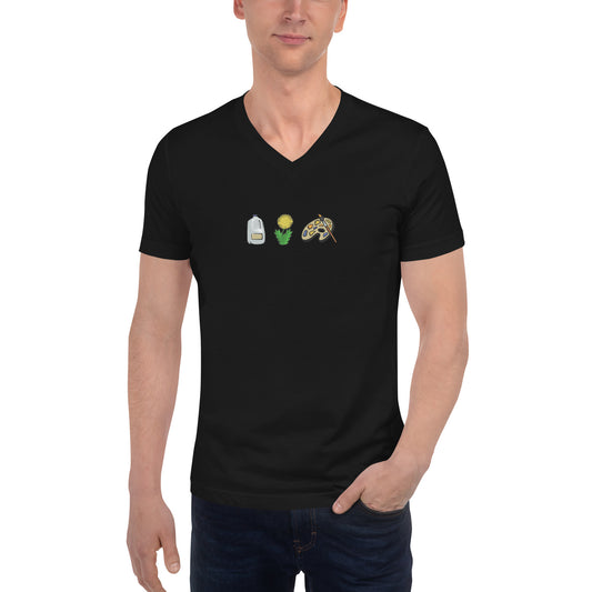 Milkweed Arts Pictograph Unisex V-Neck