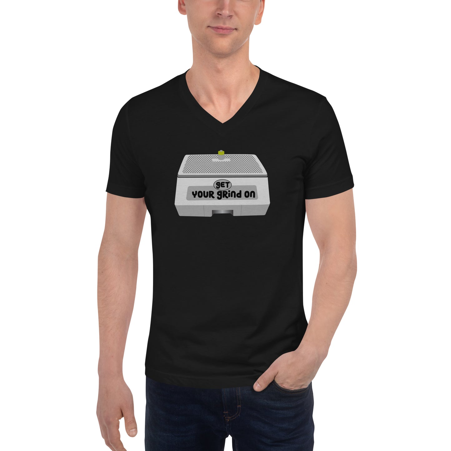 Get Your Grind On Unisex V-Neck