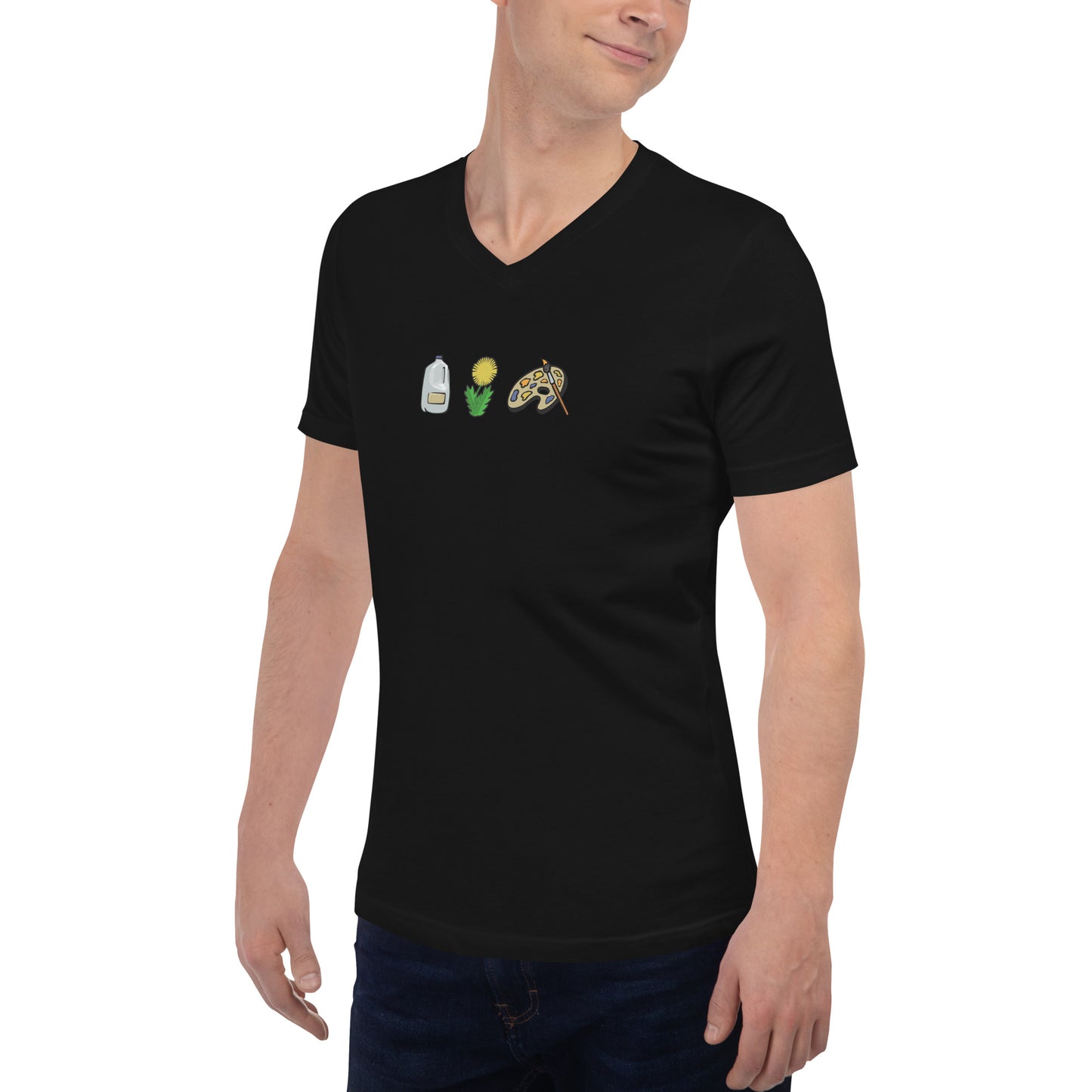 Milkweed Arts Pictograph Unisex V-Neck