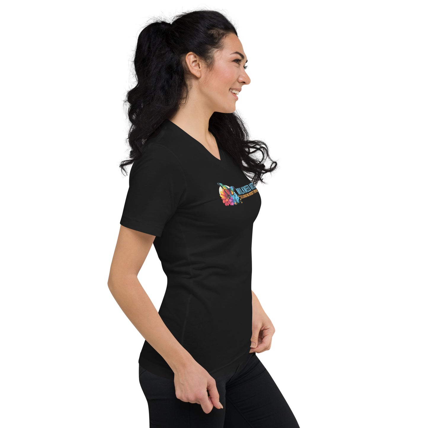 2023 Milkweed Arts Pride Unisex V-Neck
