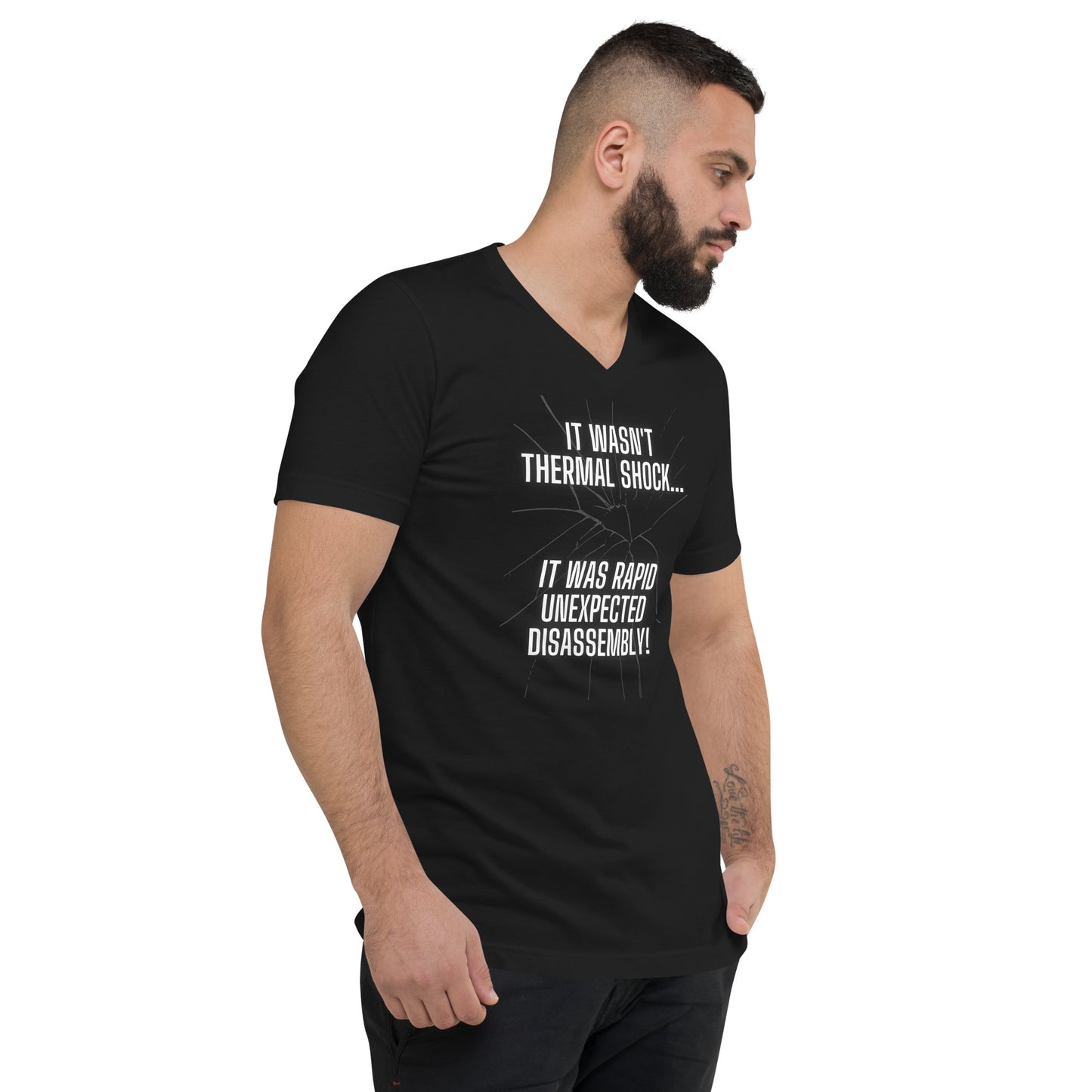 Rapid Unexpected Disassembly! Unisex V-Neck