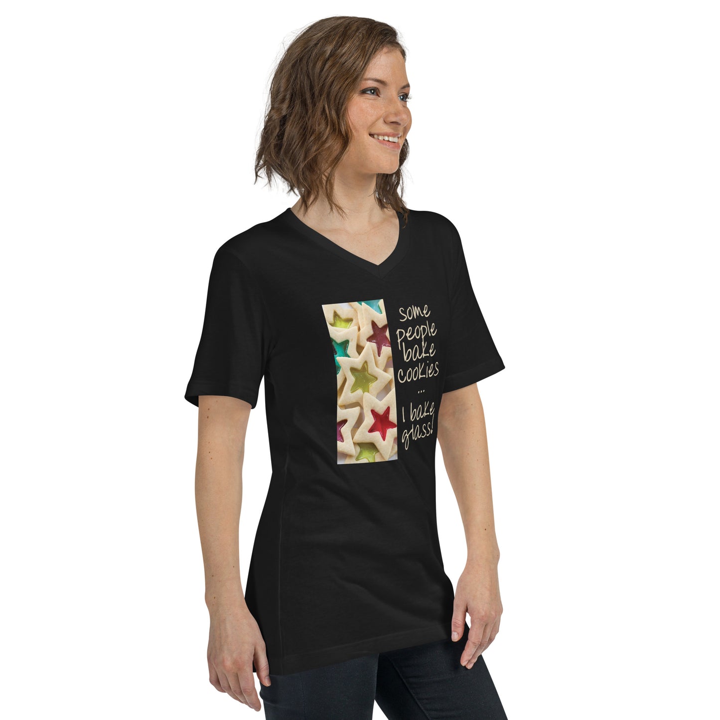 Some People Bake Cookies... Unisex V-Neck
