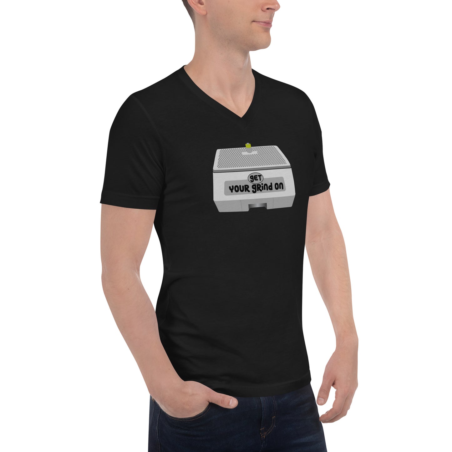 Get Your Grind On Unisex V-Neck