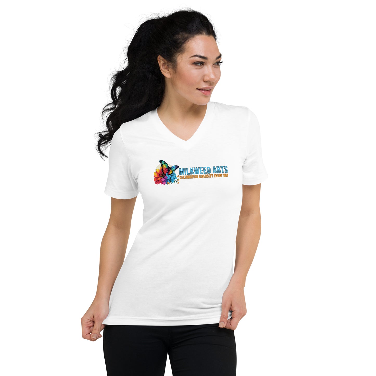 2023 Milkweed Arts Pride Unisex V-Neck