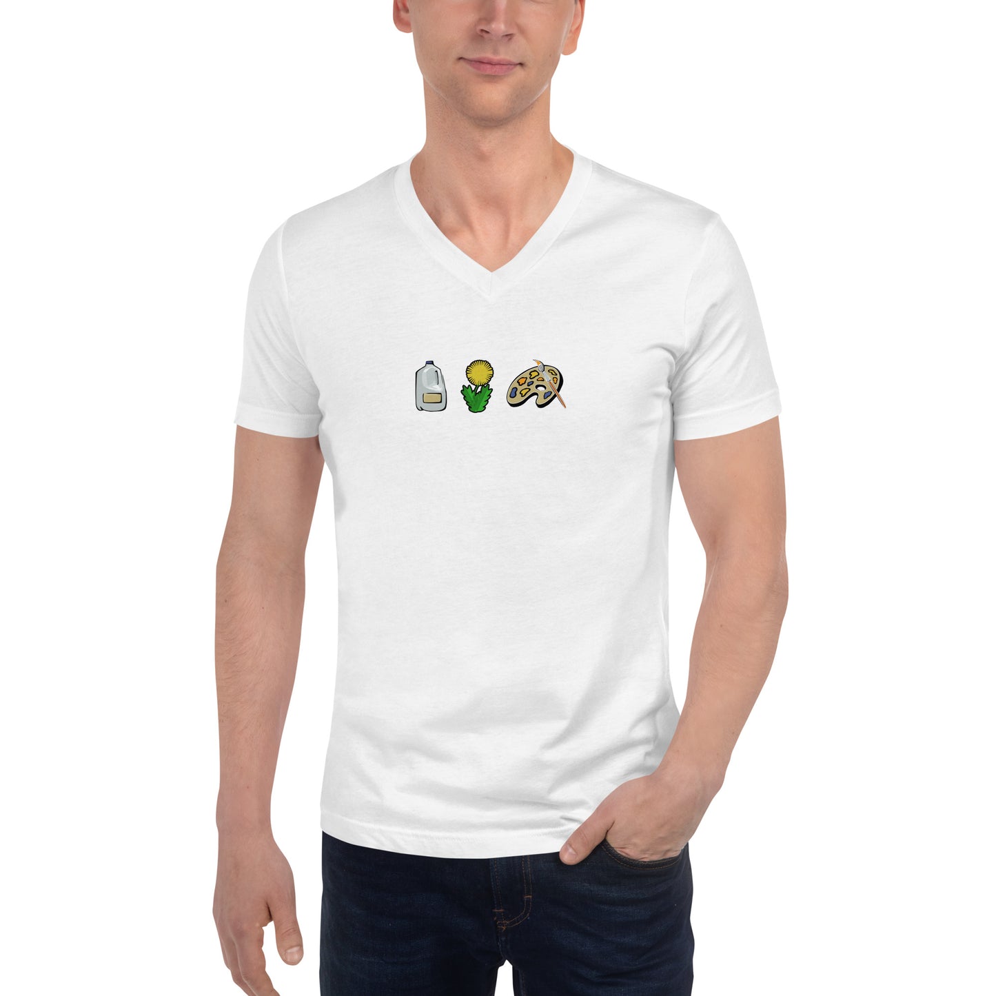 Milkweed Arts Pictograph Unisex V-Neck
