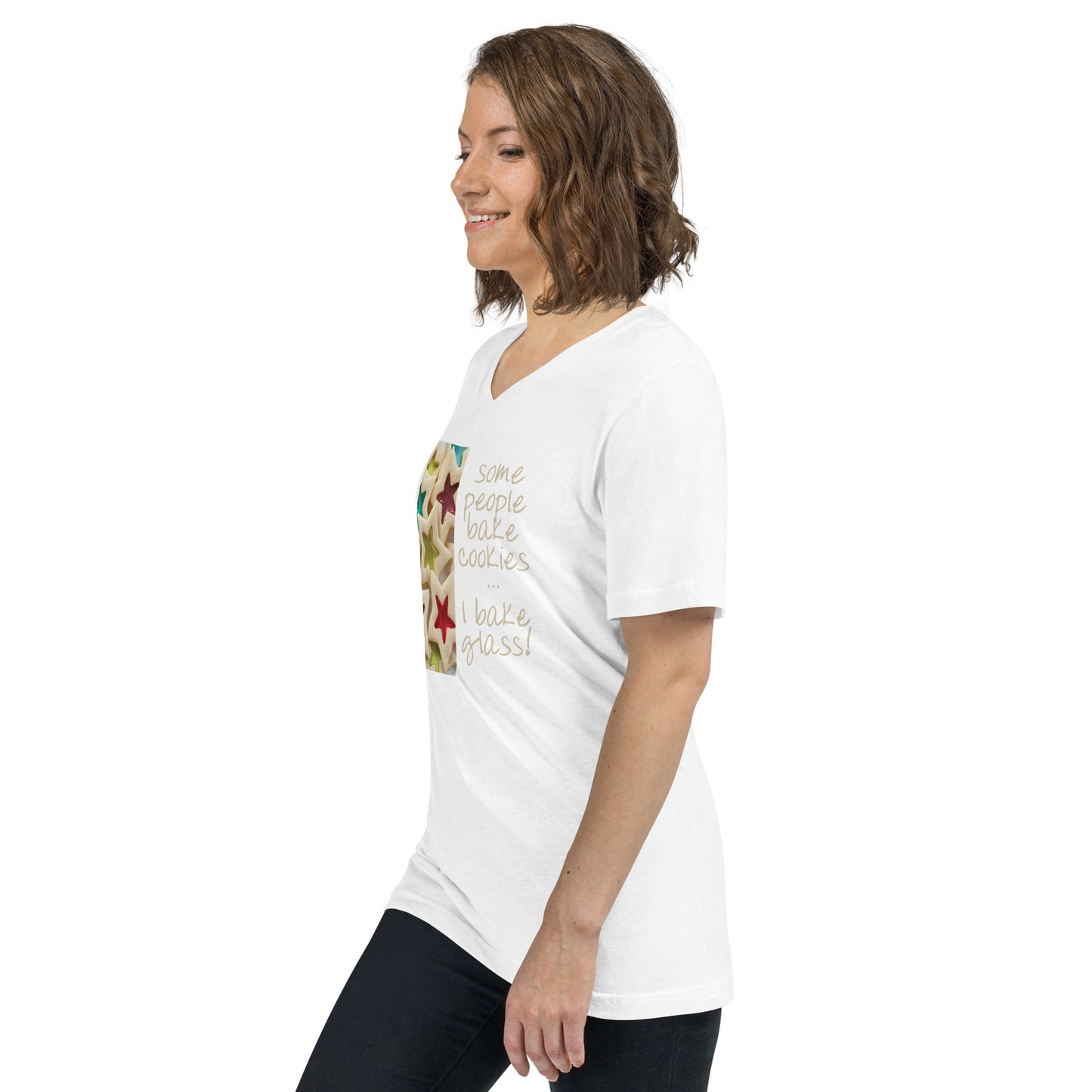 Some People Bake Cookies... Unisex V-Neck