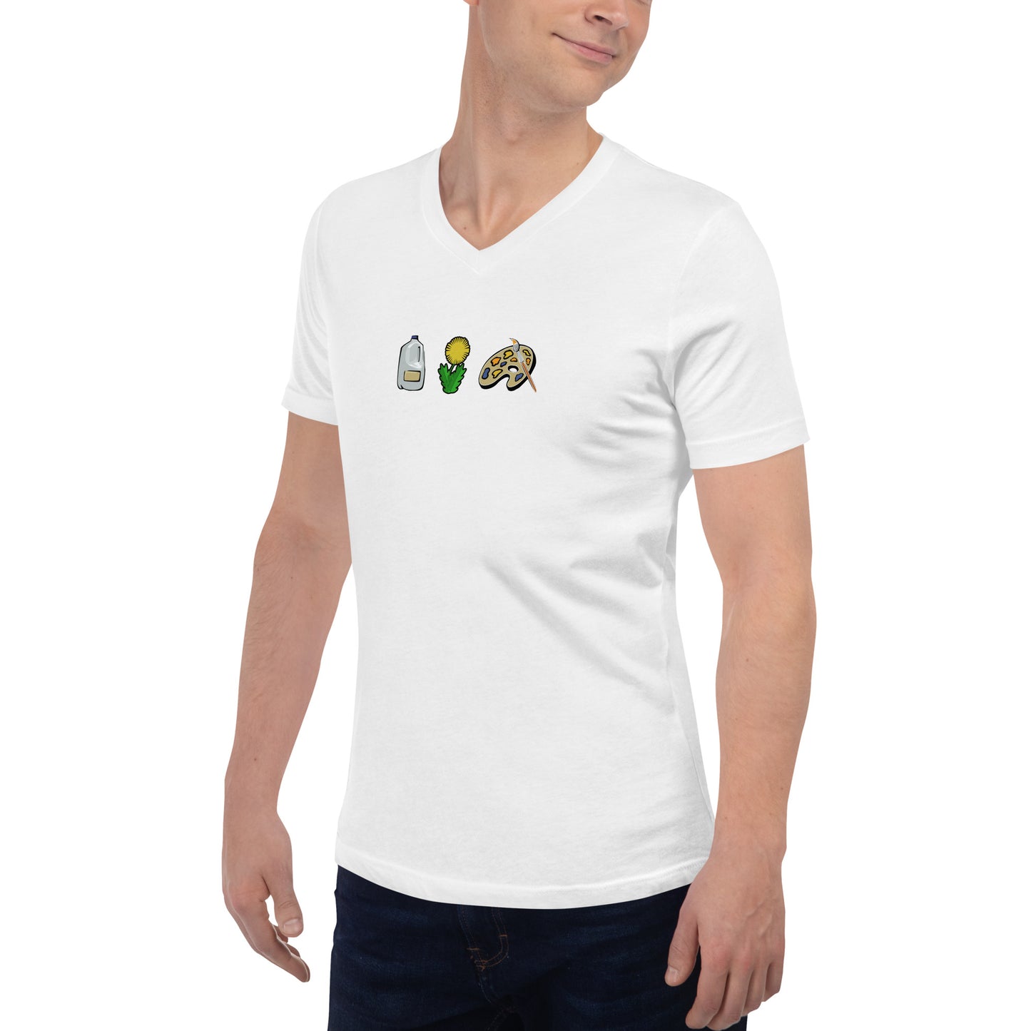 Milkweed Arts Pictograph Unisex V-Neck