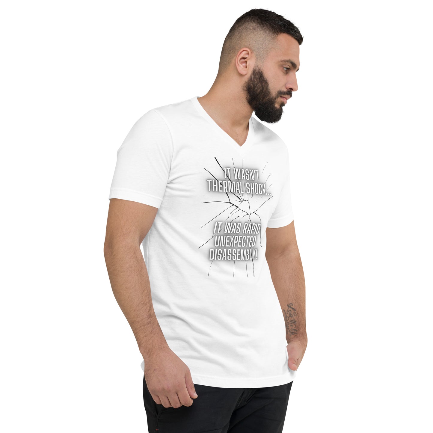 Rapid Unexpected Disassembly! Unisex V-Neck