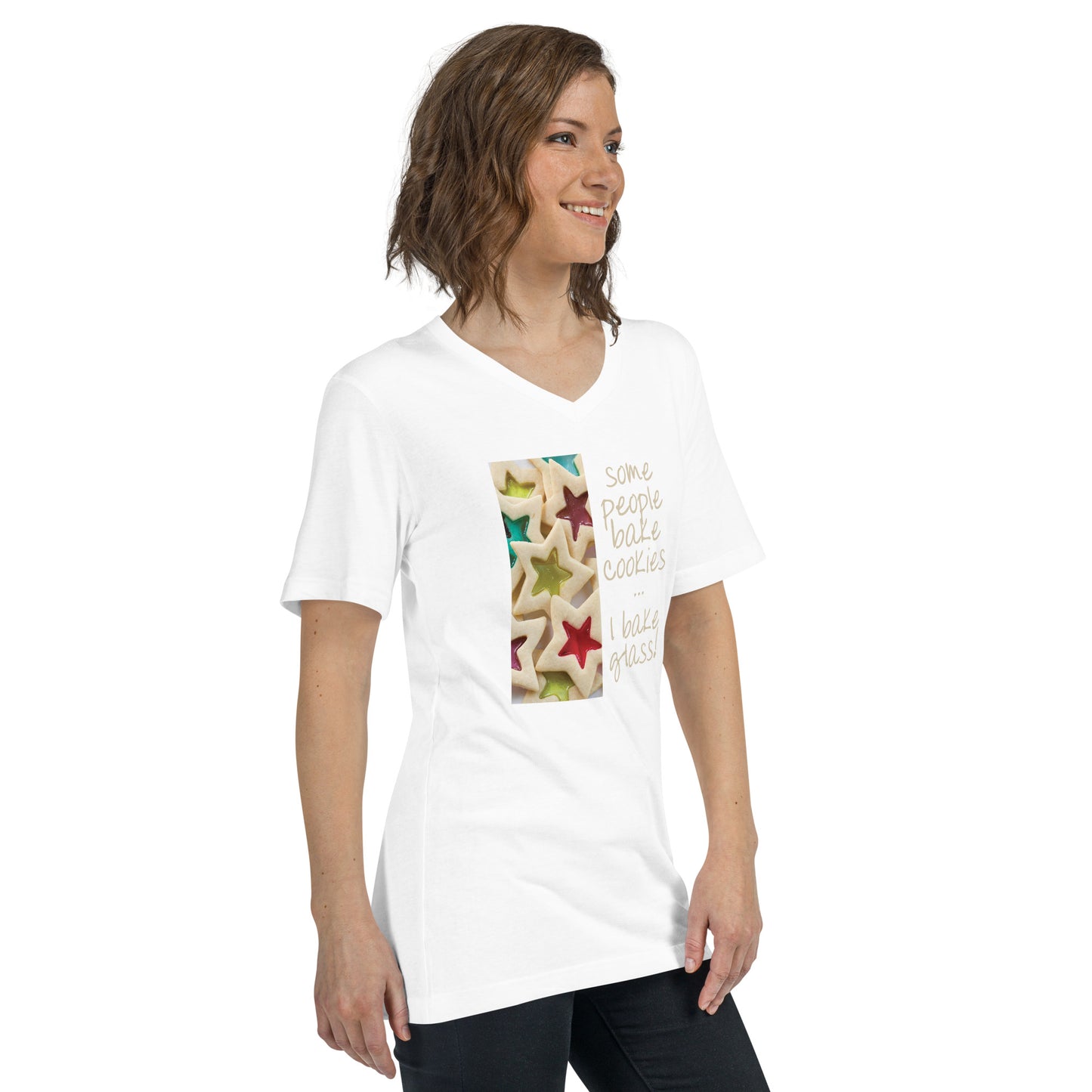 Some People Bake Cookies... Unisex V-Neck