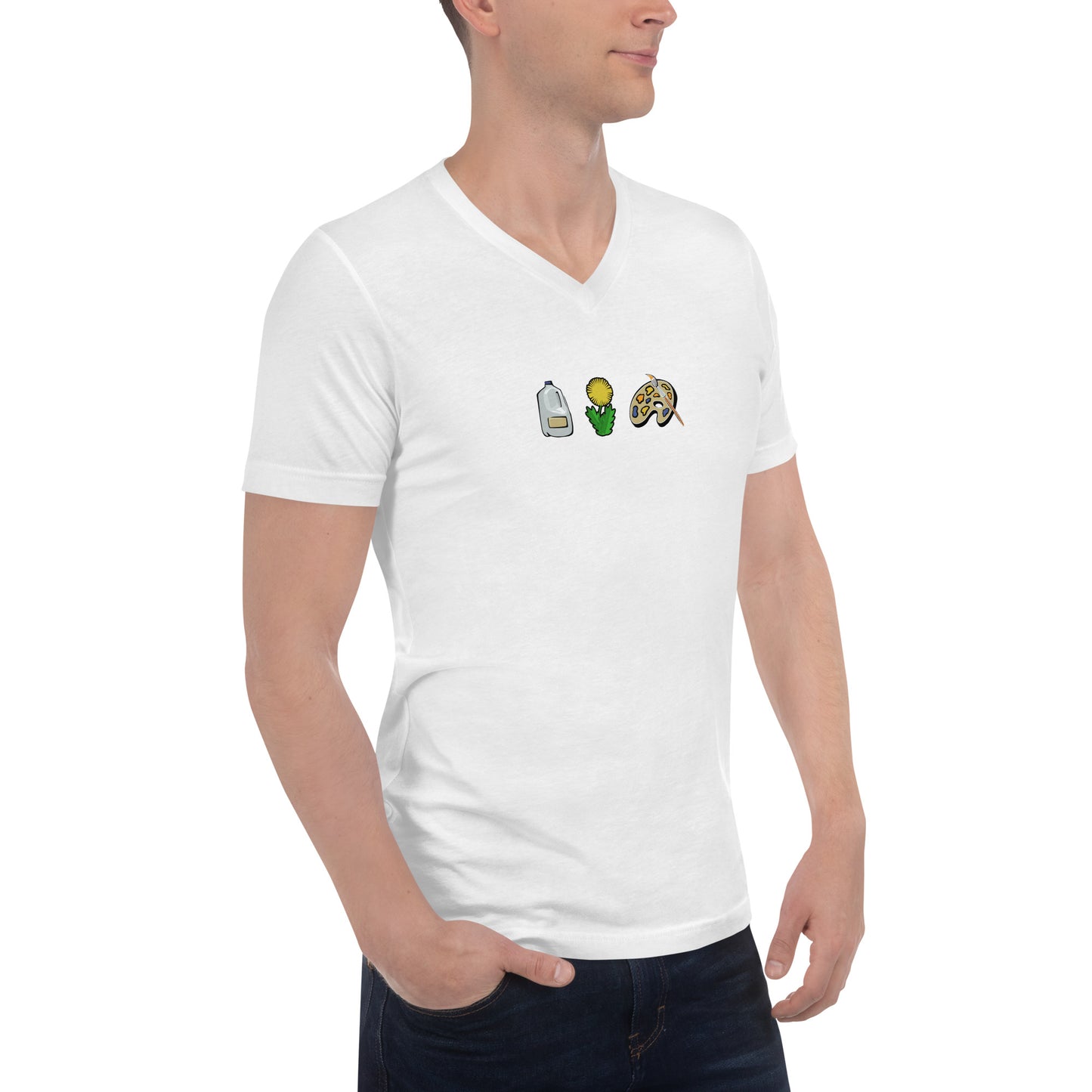 Milkweed Arts Pictograph Unisex V-Neck