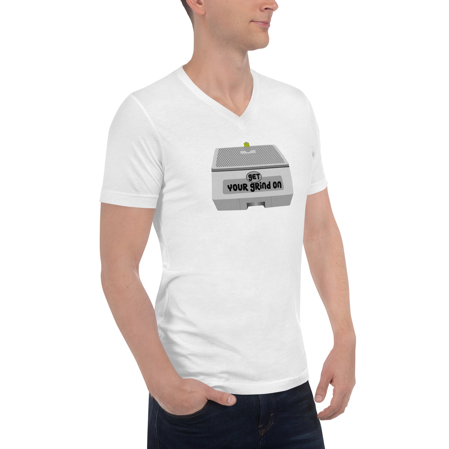 Get Your Grind On Unisex V-Neck