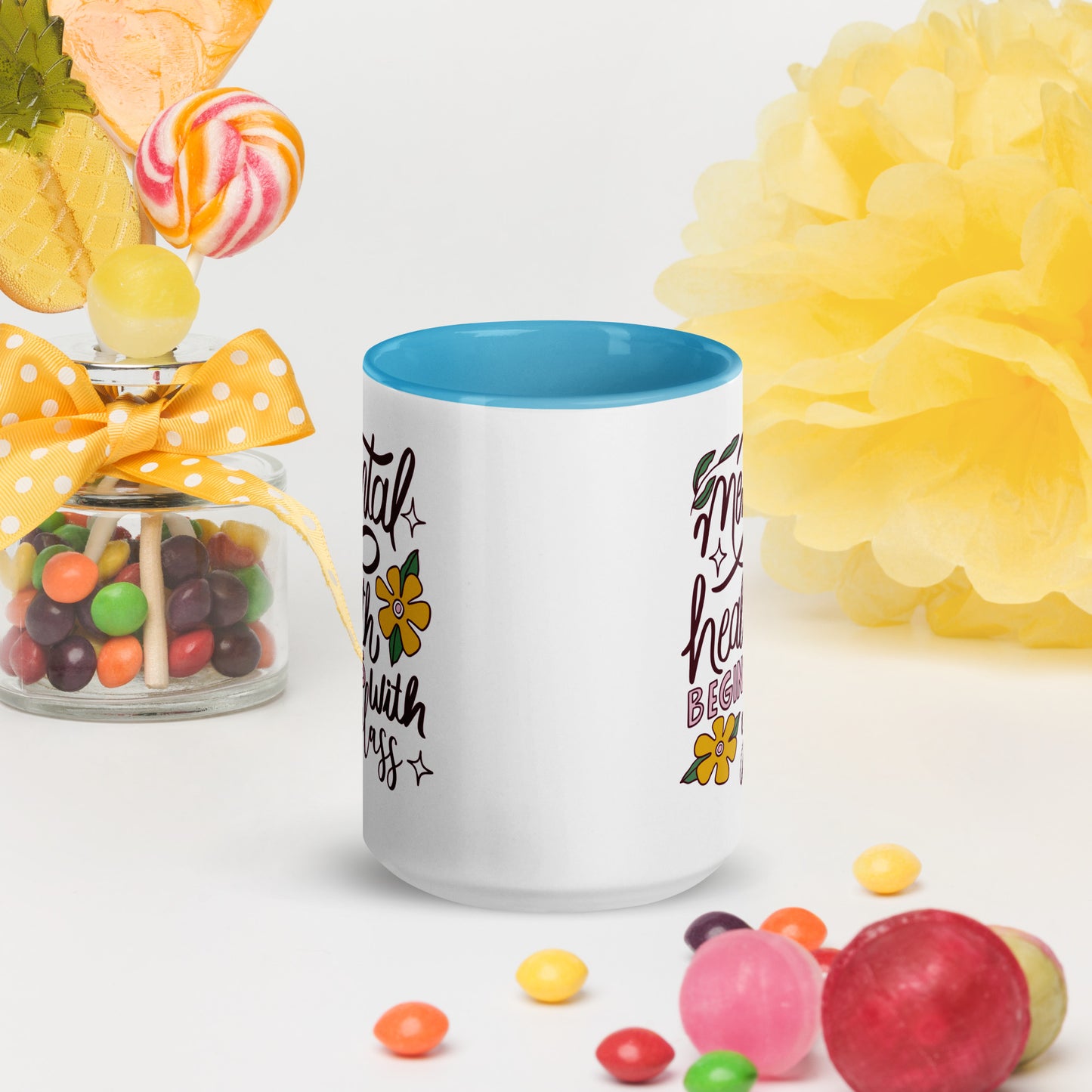 Mental Health Begins with Glass - MUG