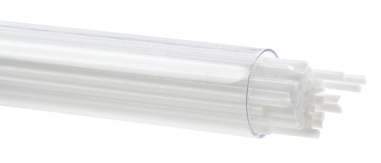 Opaque White Opal Stringer/Ribbon (0013), Fusible, by the Tube