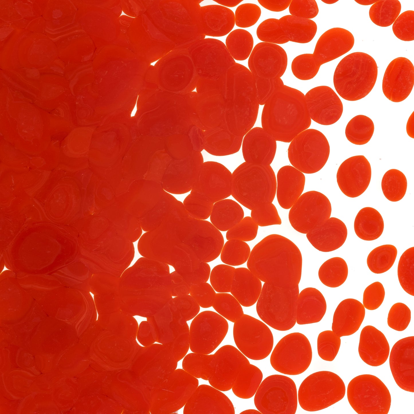 Tomato Red Opal Frit (0024), Fusible, 5 oz. jar