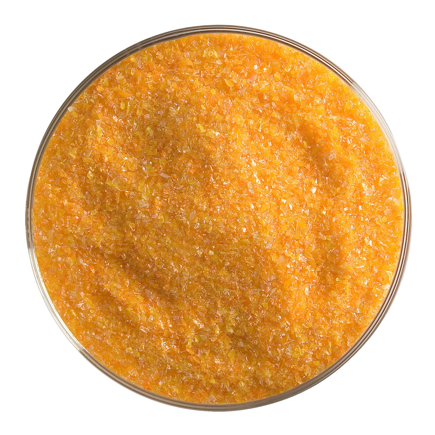 Tangerine Orange Opal Frit (0025), Fusible, 5 oz. jar