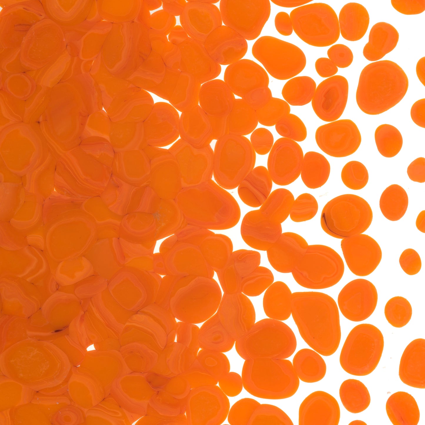 Tangerine Orange Opal Frit (0025), Fusible, 5 oz. jar