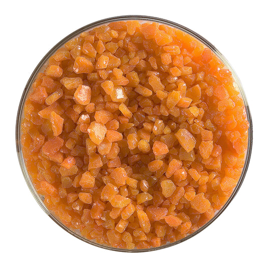 Tangerine Orange Opal Frit (0025), Fusible
