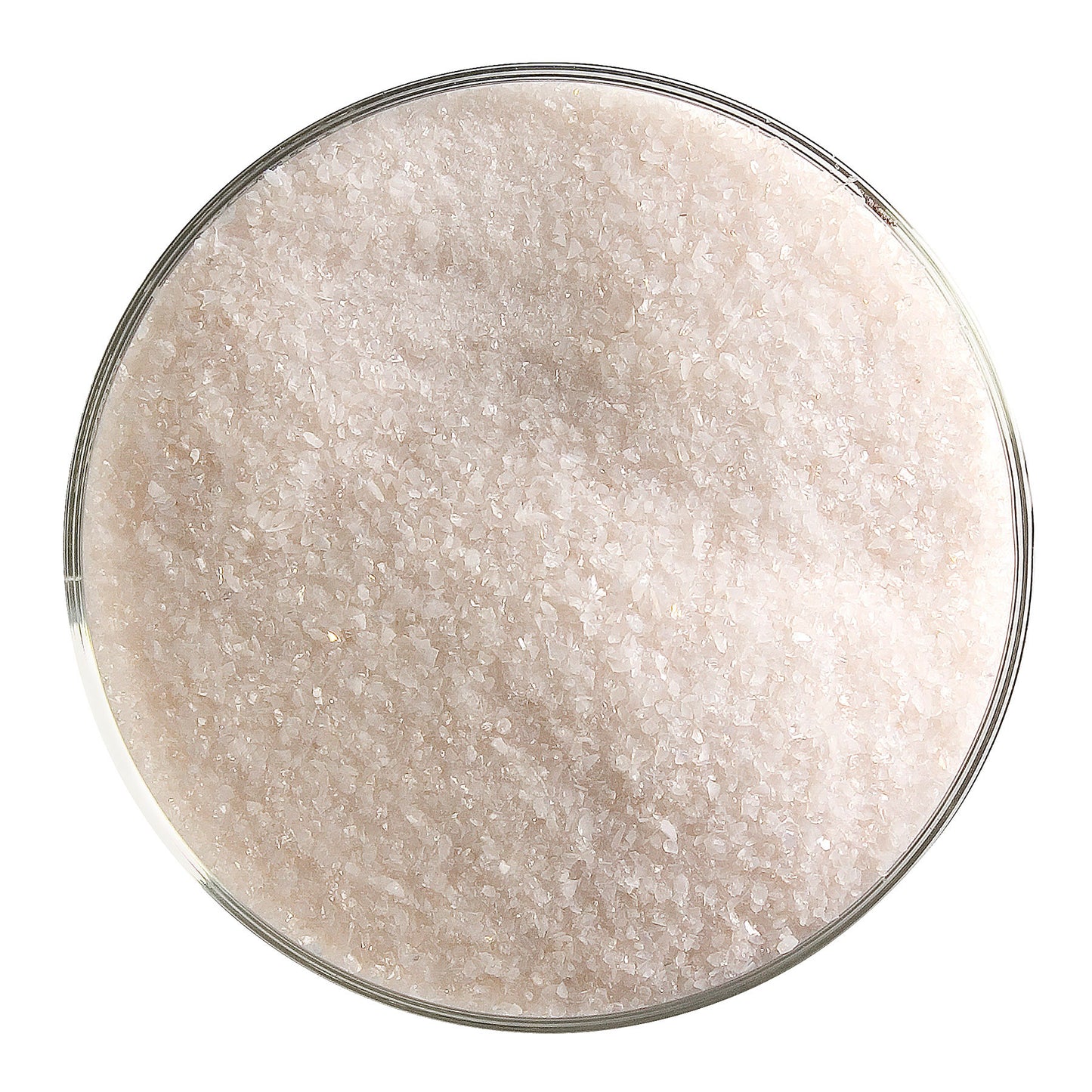Light Peach Cream Opal Frit (0034), Fusible, 5 oz. jar