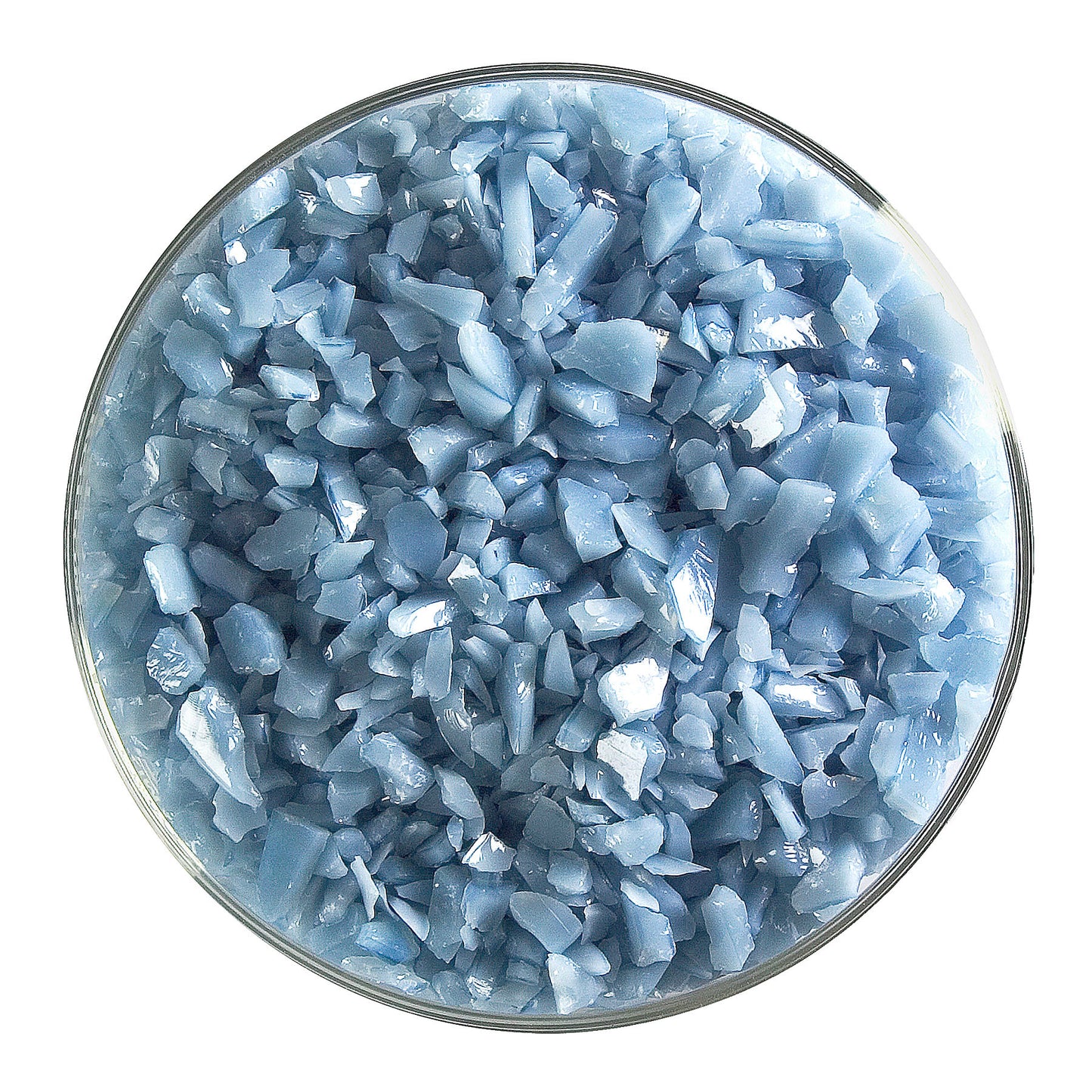 Powder Blue Opal Frit (0108), Fusible Frit