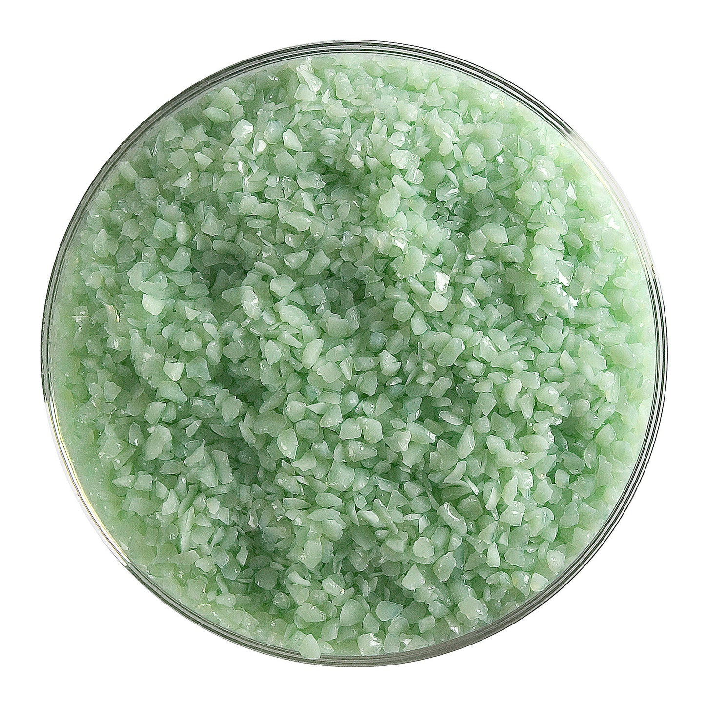 Mint Green Opal Frit (0112), Fusible, 5 oz. jar