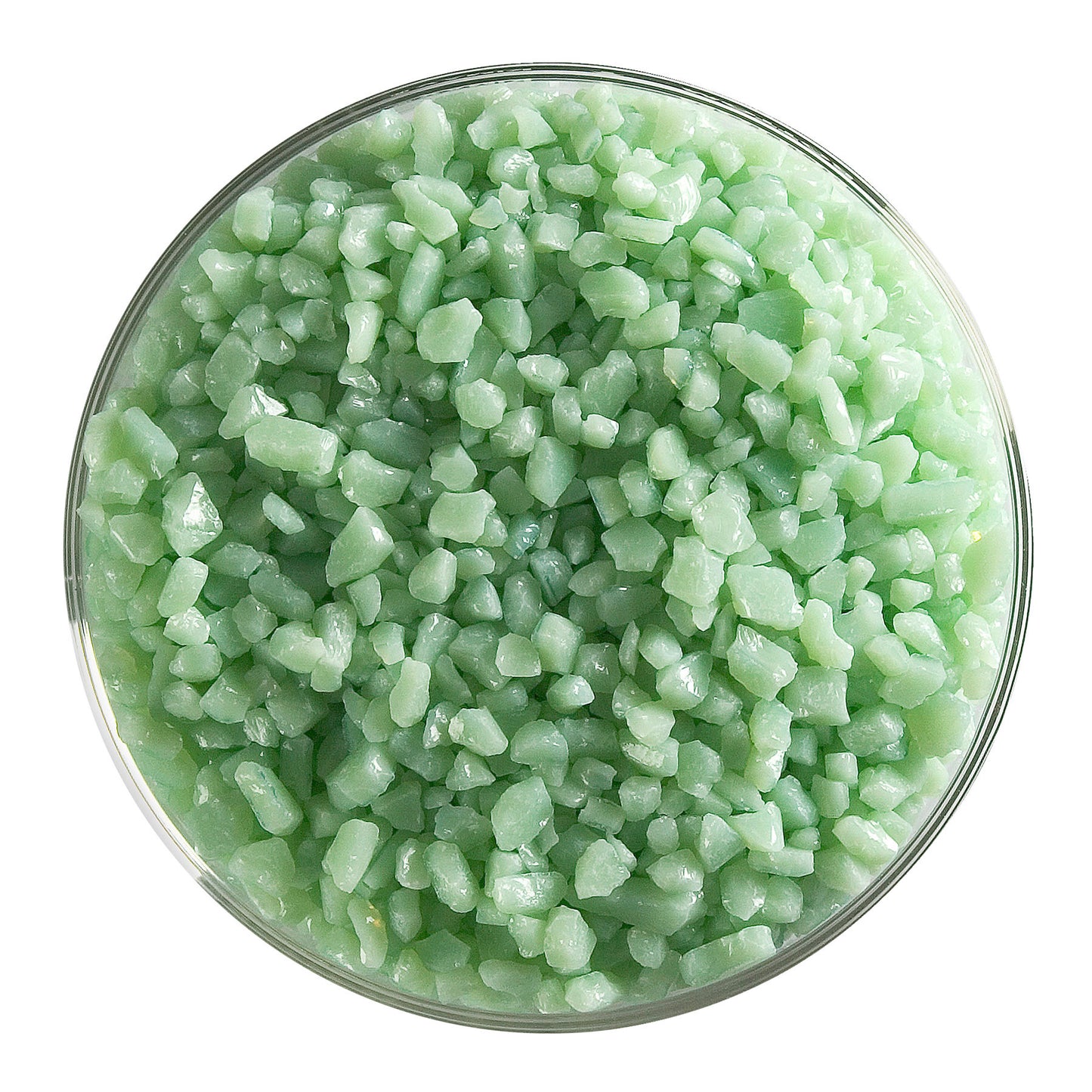 Mint Green Opal Frit (0112), Fusible, 5 oz. jar
