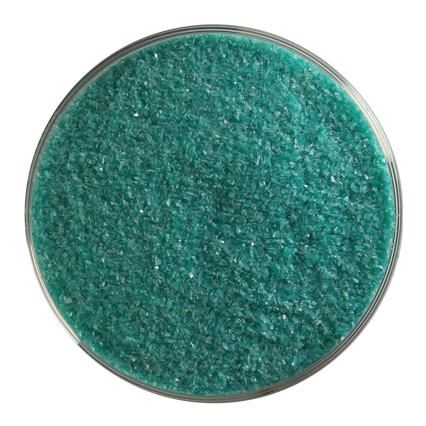 Teal Green Opal (0144), Frit, Fusible, 5 oz. jar