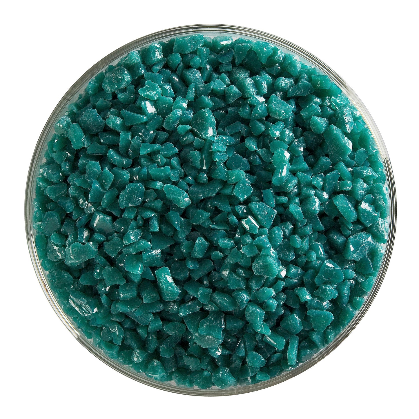 Teal Green Opal (0144), Frit, Fusible, 5 oz. jar