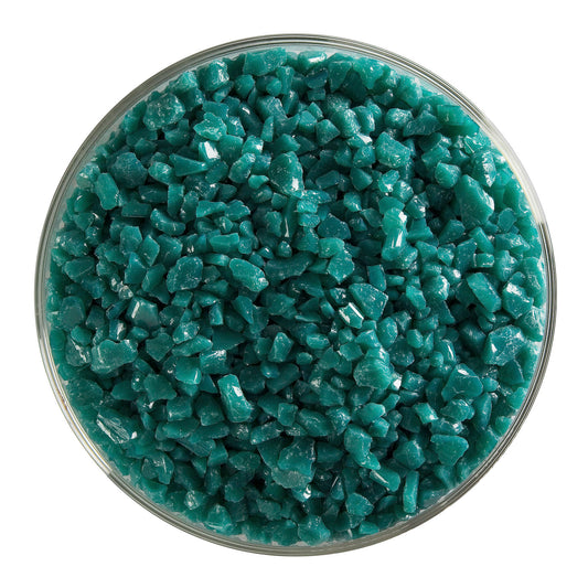 Teal Green Opal (0144), Frit, Fusible, 5 oz. jar