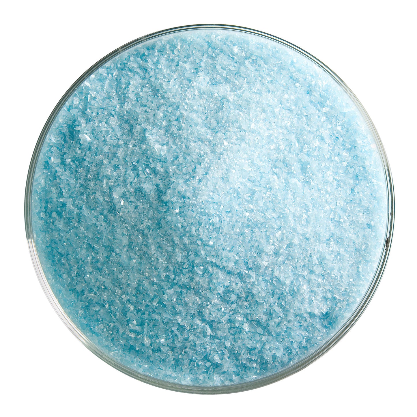 Light Cyan Opal Frit (0216), Fusible, 5 oz. jar
