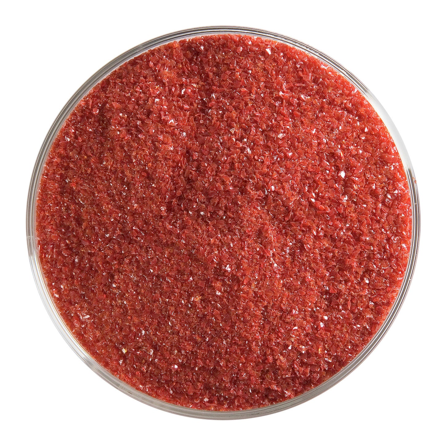 Deep Red Opal Frit (0224), Fusible, 5 oz. jar